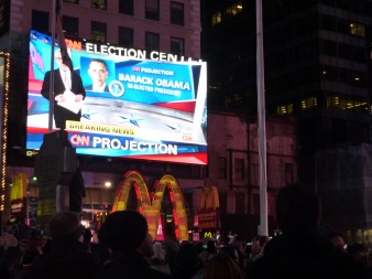 P1030075 Breaking news Barack Obama re-elected